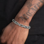 Byzantine Chain Bracelet 8mm — Stainless Steel