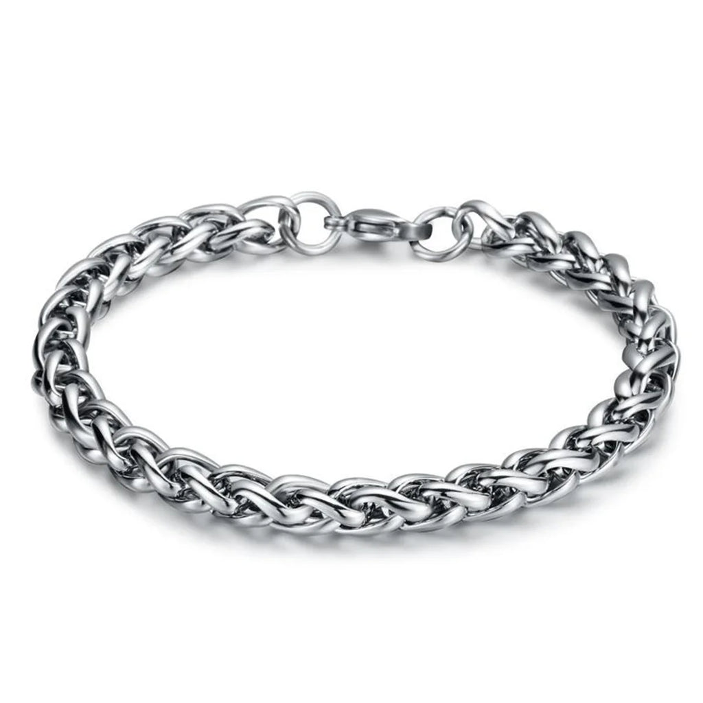 Classic Cuban Curb Link Bracelet — Stainless Steel