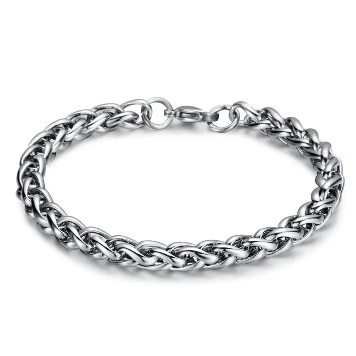 Classic Cuban Curb Link Bracelet — Stainless Steel