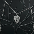 1/5/10 Piece Surgical Stainless Steel Heart Shape Pendant Ouija Board Planchette Necklace Cain Fashion Jewelry