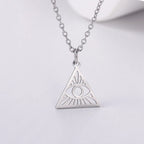 Eye of Horus Pendant Necklace — Zinc Alloy