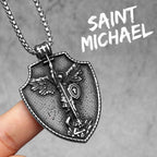 Archangel Michael Pendant — Stainless Steel