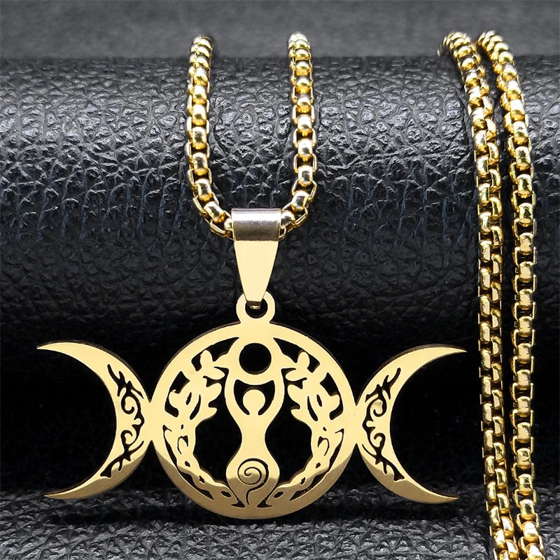 Witchcraft Stainless Steel Pendant Necklace