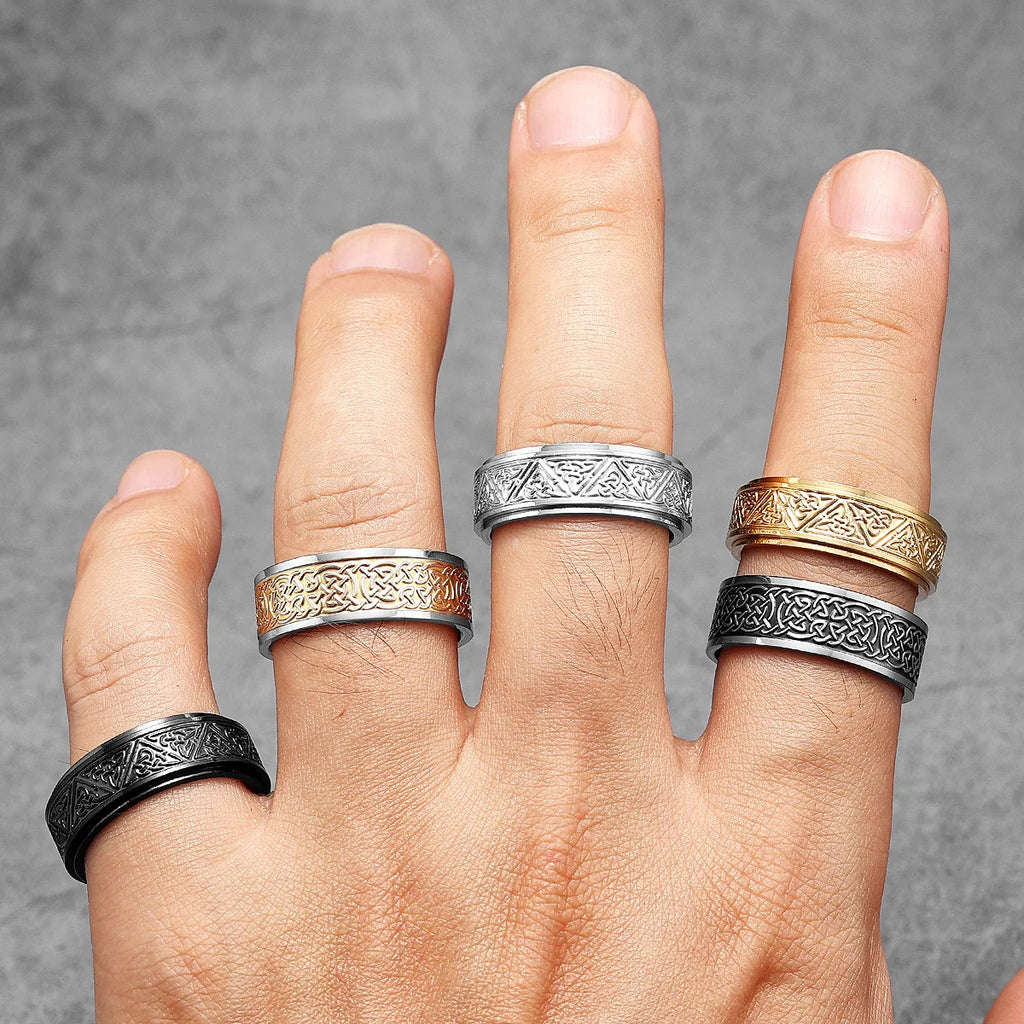 Celtic Knot Ring — Stainless Steel