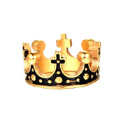 316L Stainless Steel Vintage Royal Crown Man Men Rings Punk Rock Hip Hop Creativity for Male Boyfriend Jewelry