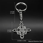 Odin Steel Chain Gothic Viking Witch Celtic Knot