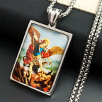 Silver Pendant Miguel Arcanjo Archangel Michael