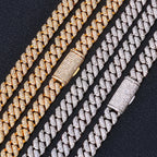 Iced Out Cuban Necklace Stainless Steel 10MM
