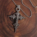 Skull Cross Pendant Necklace