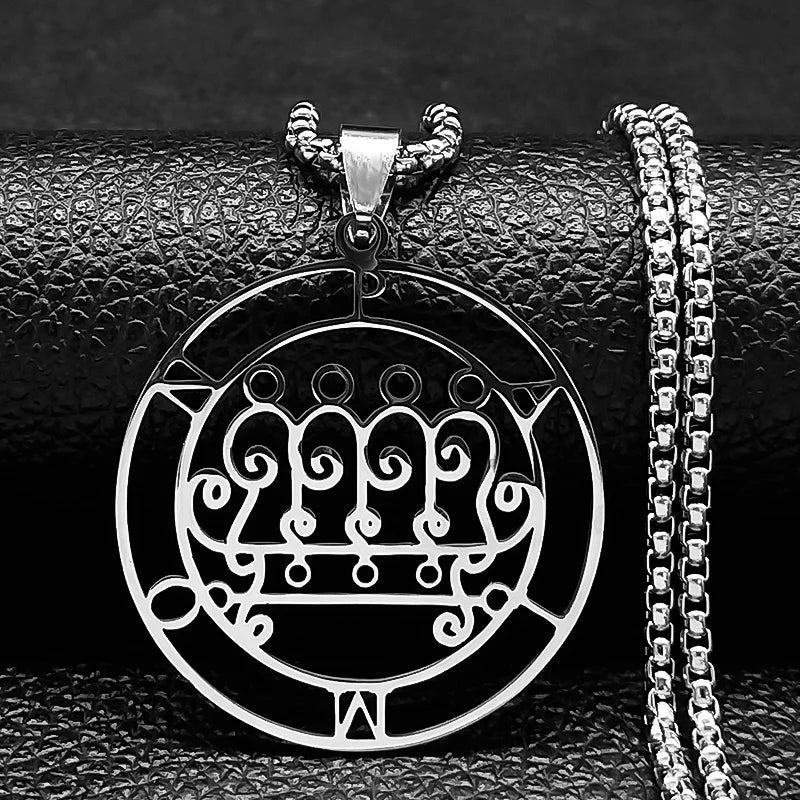 Sigil de Lucifer Baphomet Necklace — SS
