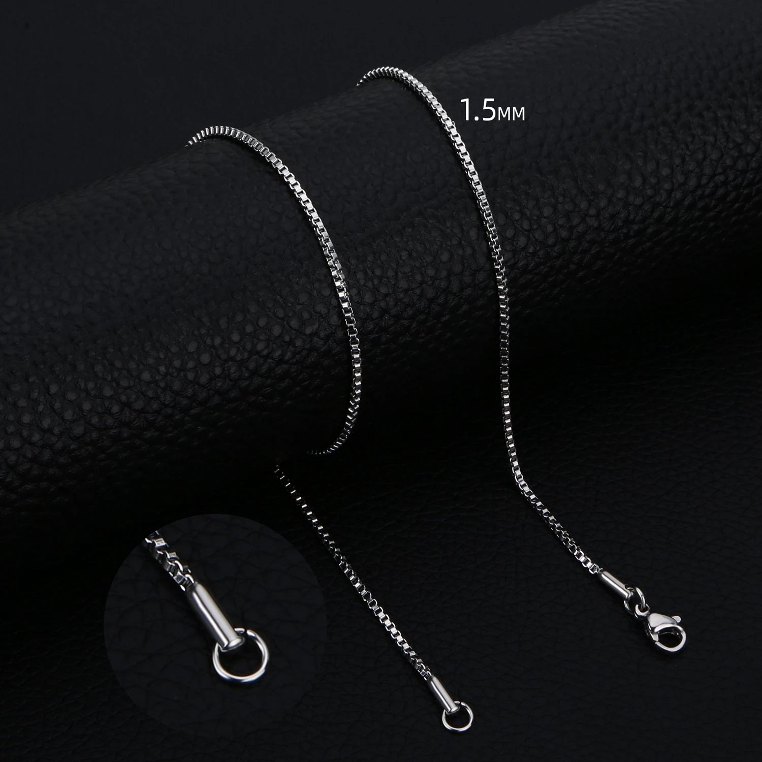 Box Chain Necklace — Stainless Steel 3mm