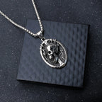 Skull Vine Pendant Necklace — Gothic 60CM