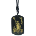 Tarot Black Pendant Necklace