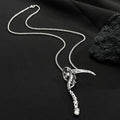 Gothic Death Scythe Pendant Skull Demon Ghost Pendant Necklace For Men Women Punk Motorcycle Rock Halloween Party Jewelry Gifts