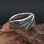 Angel Wings Ring — Stainless Steel