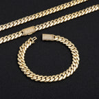 8/12/15/20mm Cuban Link Chain Bracelet Full Micro Pave Cubic Zirconia Hip Hop Jewelry for Men and Women