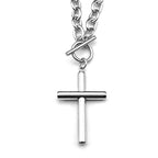 Cross Jesus Christ Steel Pendant Christian Punk