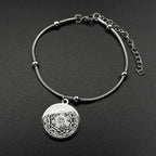 Seven Archangels Amulet Stainless Steel Bracelet for Women Men Seal of Salomon Talisman Christian Protection Hand Chain
