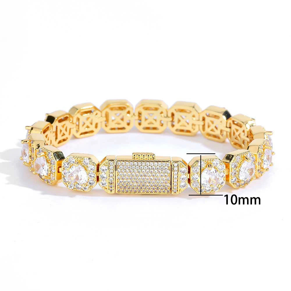 Tennis Chain Necklace Stainless Steel 7/10/12MM