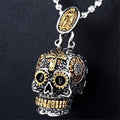 Vintage Skull Pendant Necklace