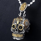 Vintage Skull Pendant Necklace