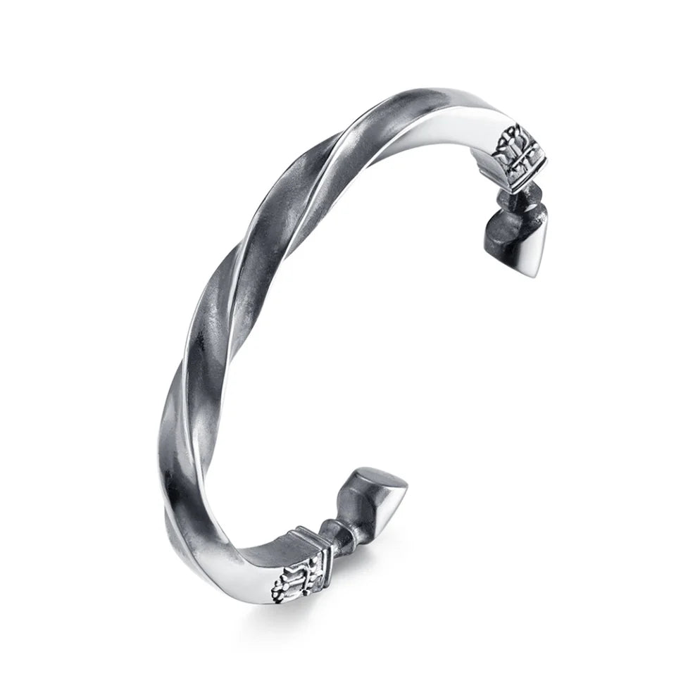 War Horse Hoof Cuff Bangle — 316L Stainless Steel