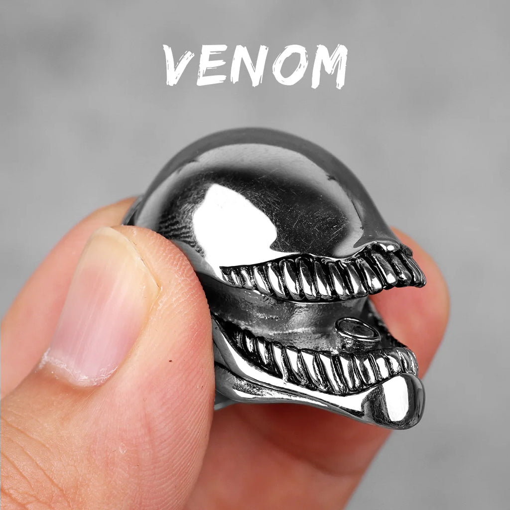 Venom Statement Ring — Stainless Steel