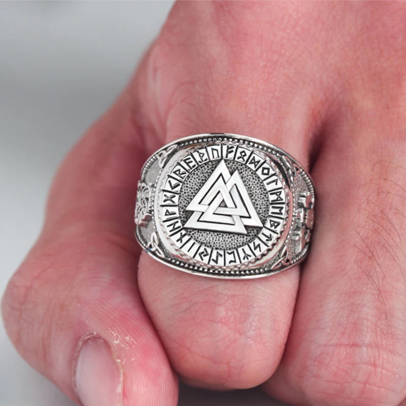 Viking Nordic Ring — 925 Silver