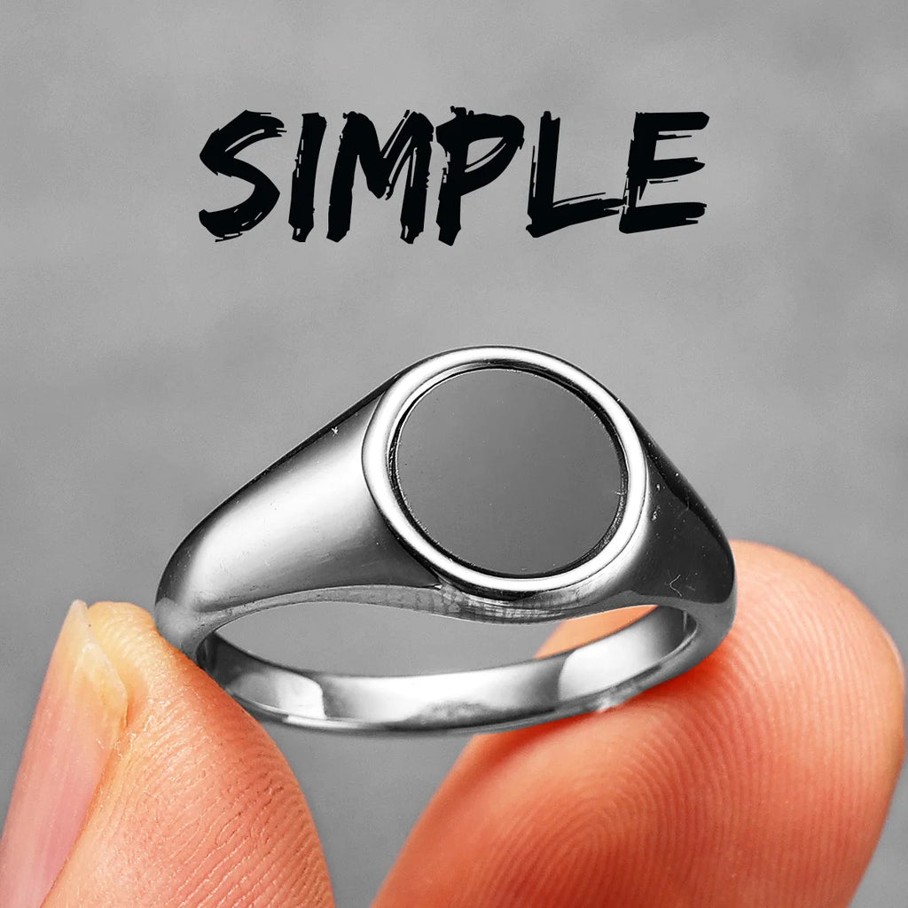Shell Minimal Ring — Stainless Steel