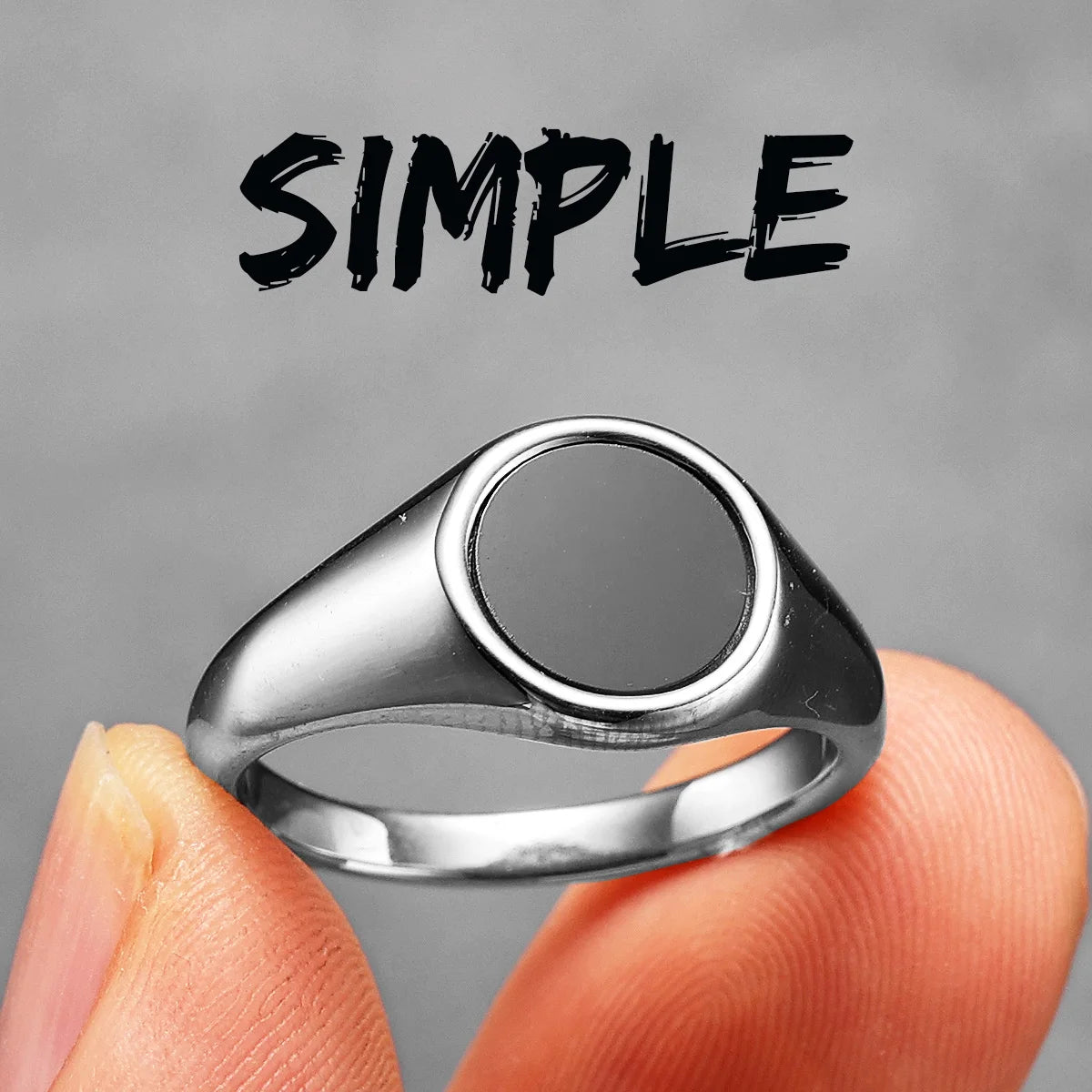 Shell Minimal Ring — Stainless Steel