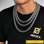 Iced Out Cuban Chain Necklace Stainless Steel 6-16MM
