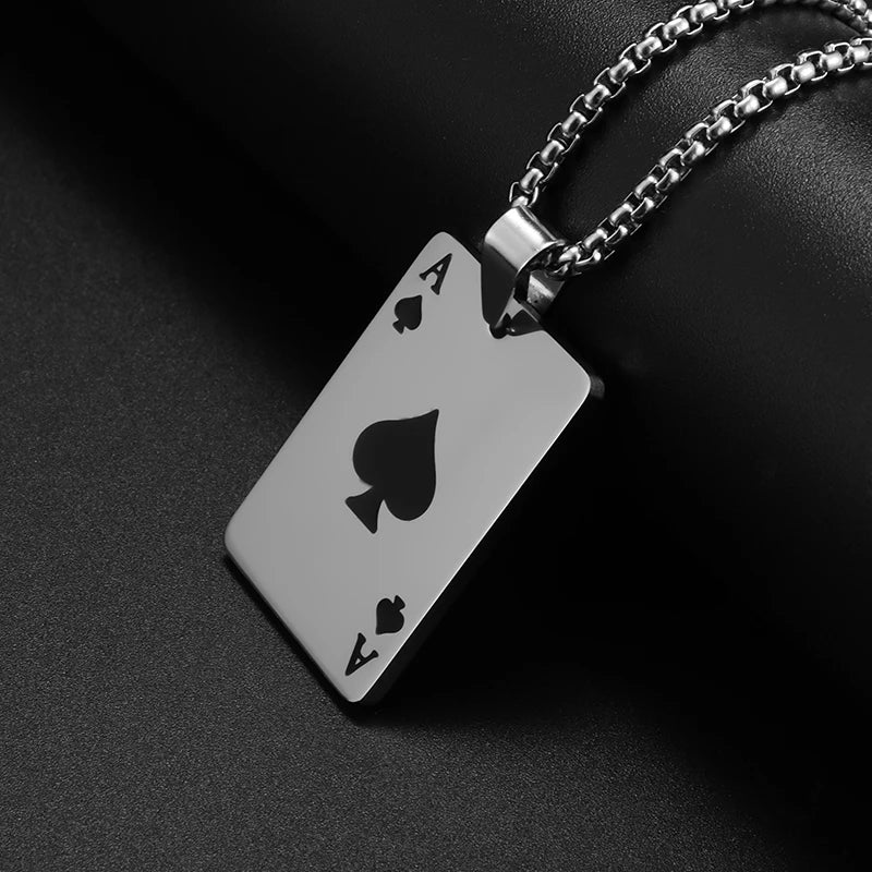 Anubis Stainless Steel Pendant Necklace