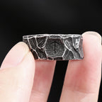 Nordic Viking Rune Ring — Stainless Steel