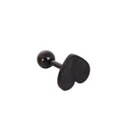 Stainless Steel Heart Stud Earrings