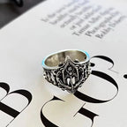 Devil Angel Wings Skull Ring — Gothic