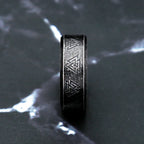 Viking Valknut Rune Amulet Ring — Stainless Steel