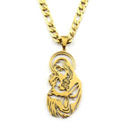 Jesus Cross Gold Pendant Necklace