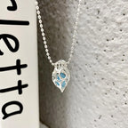 Iced Out Heart Pendant Necklace