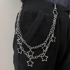 Crescent Geometric Pants Chain — Metal Bag Chain, Men & Women