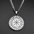 Retro Viking Nordic Valknut Celtic Knot Dragon Pendant Necklace for Women Men Stainless Steel Amulet Hip Hop Chain Jewelry Gift