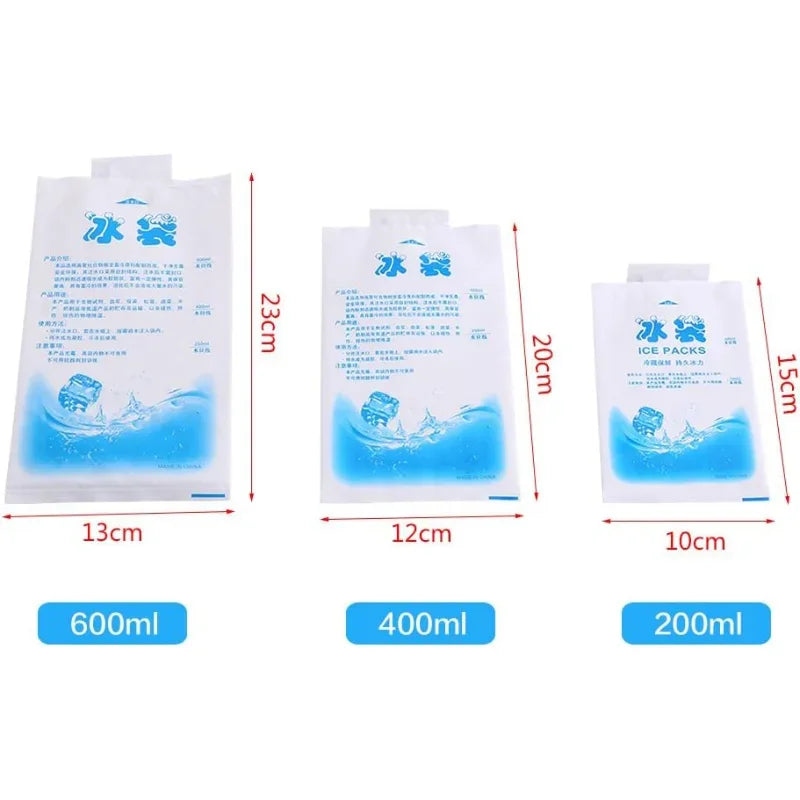 100ml/400ml Reusable Cold Compress Gel Ice Packs Packs For Injuries,Pain Relief,Safe Eco-Friendly Hot And Cold Gel