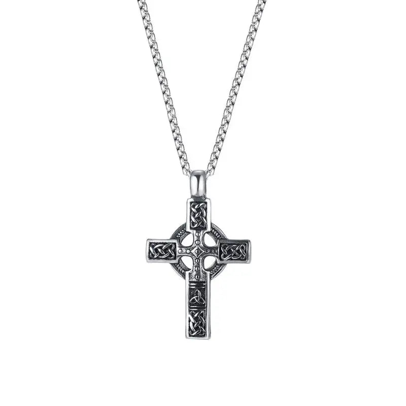 Viking Stainless Steel Pendant Necklace