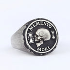 Skull Memento Mori Ring — 925 Silver