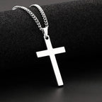 Minimalist Pendant Chain Necklace — Stainless Steel