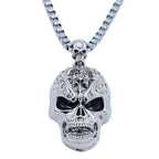 Evil Skull Choker Pendant Necklace — Gothic