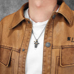 Money God Pendant Necklace — Stainless Steel