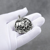 Stainless Steel Chain Bull Head Vintage