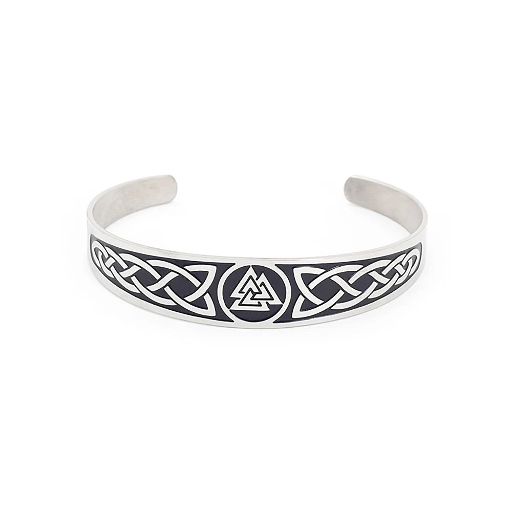 Valknut Celtic Bracelet — 316L Stainless Steel