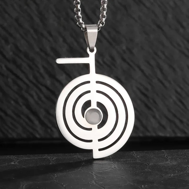 Hebrew Pentagram Star Pendant Necklace — Amulet