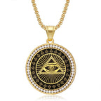 Eye of Providence Gold Pendant Necklace